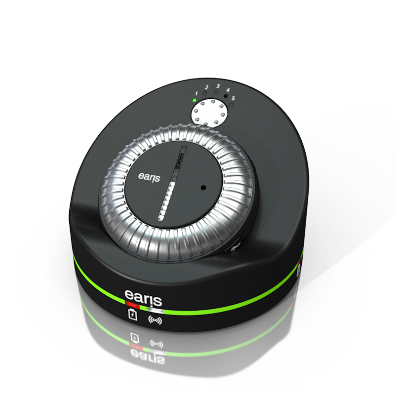 Earis Premium Digital TV Amplifier for Hard of Hearing People with PR & Headset
