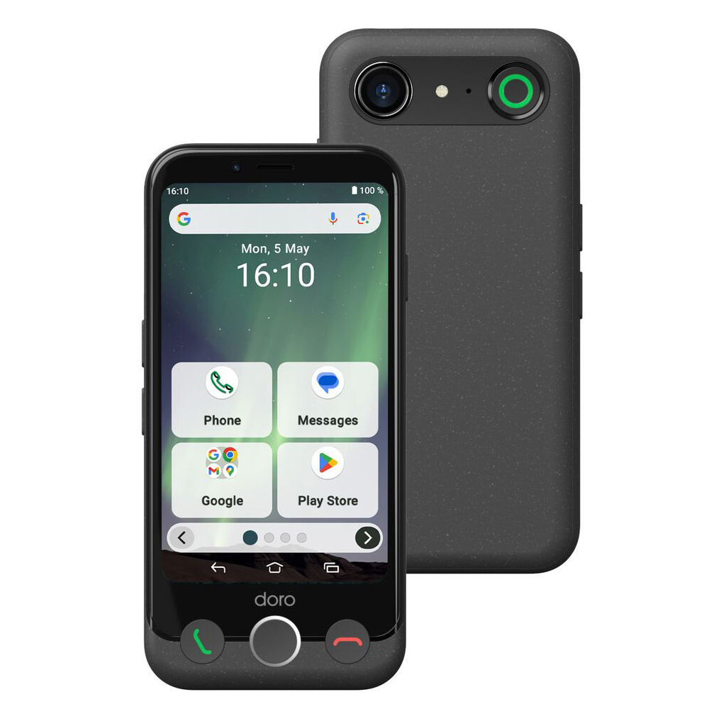 doro Aurora A10 Smartphone (Graphite)