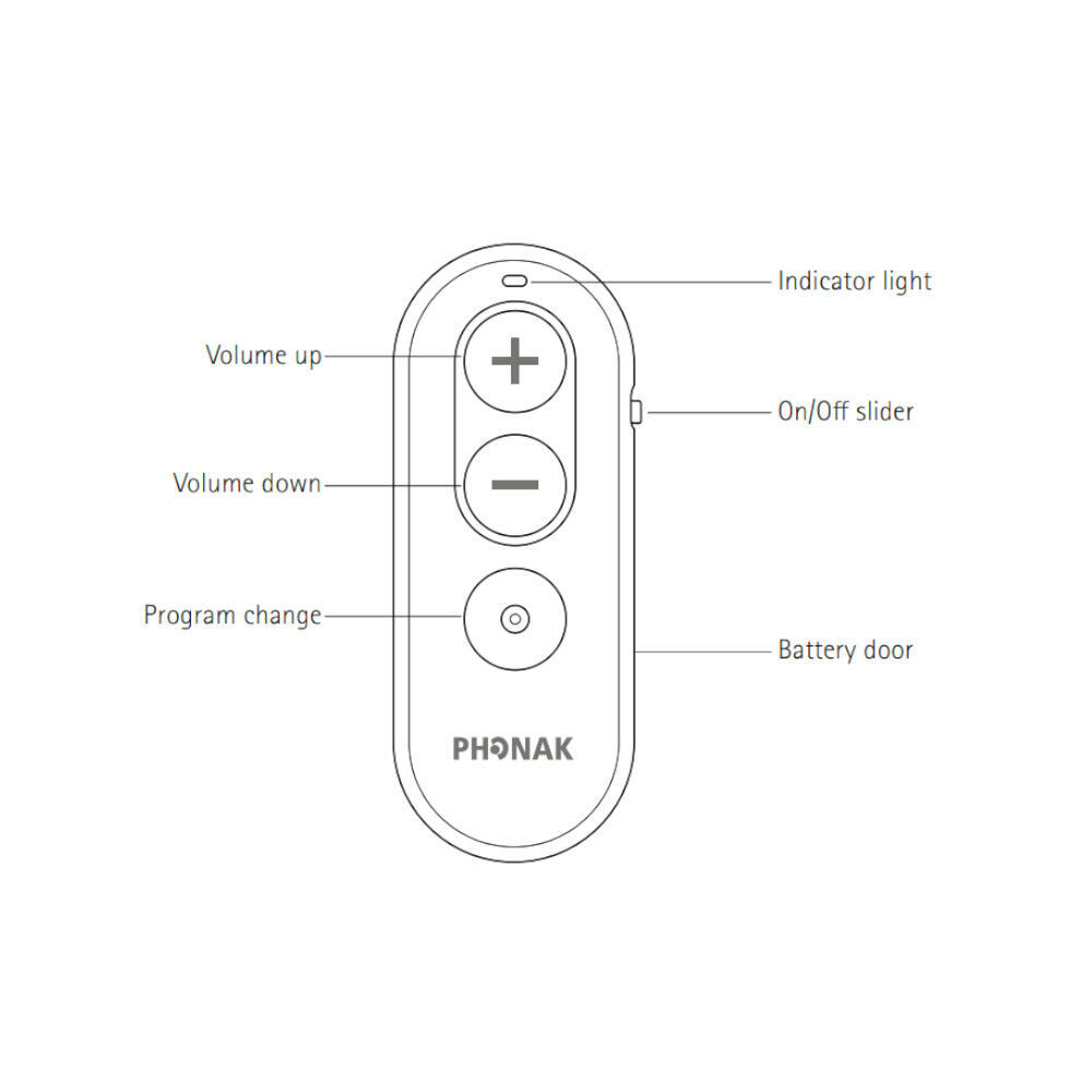 Phonak Remote Control for Hearing Aids