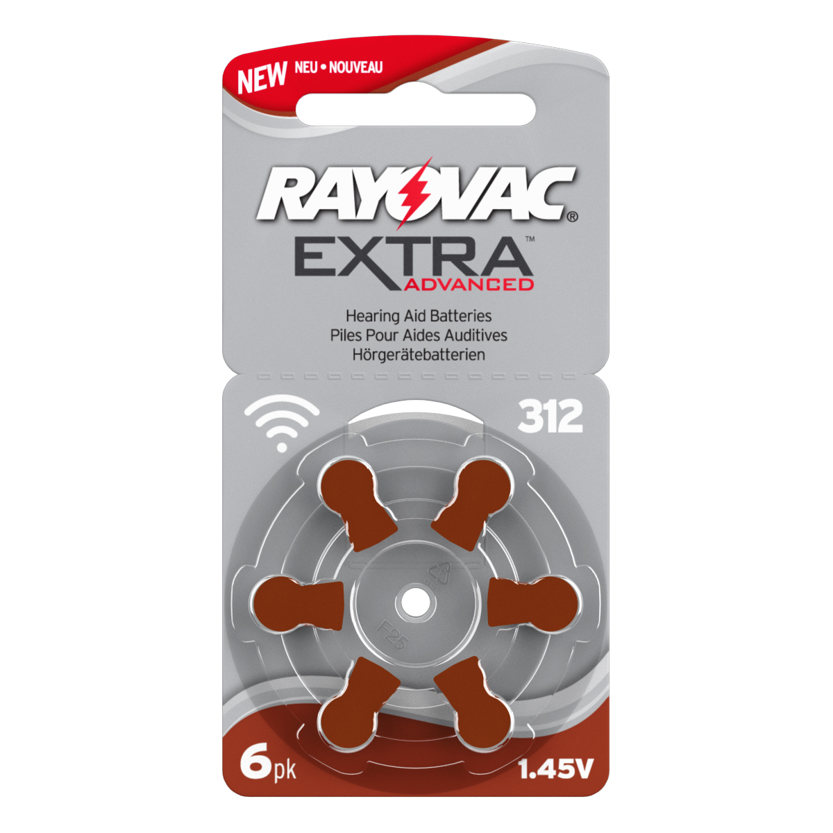 Rayovac Extra Advanced 60 pack Size 312