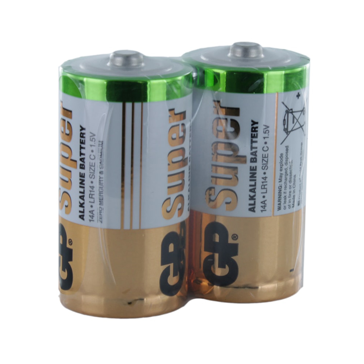 1.5v C Alkaline (2 pack)