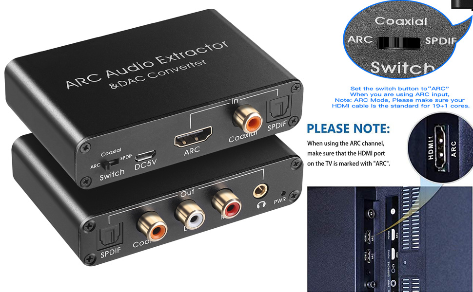 HDMI ARC Audio Extractor Kit