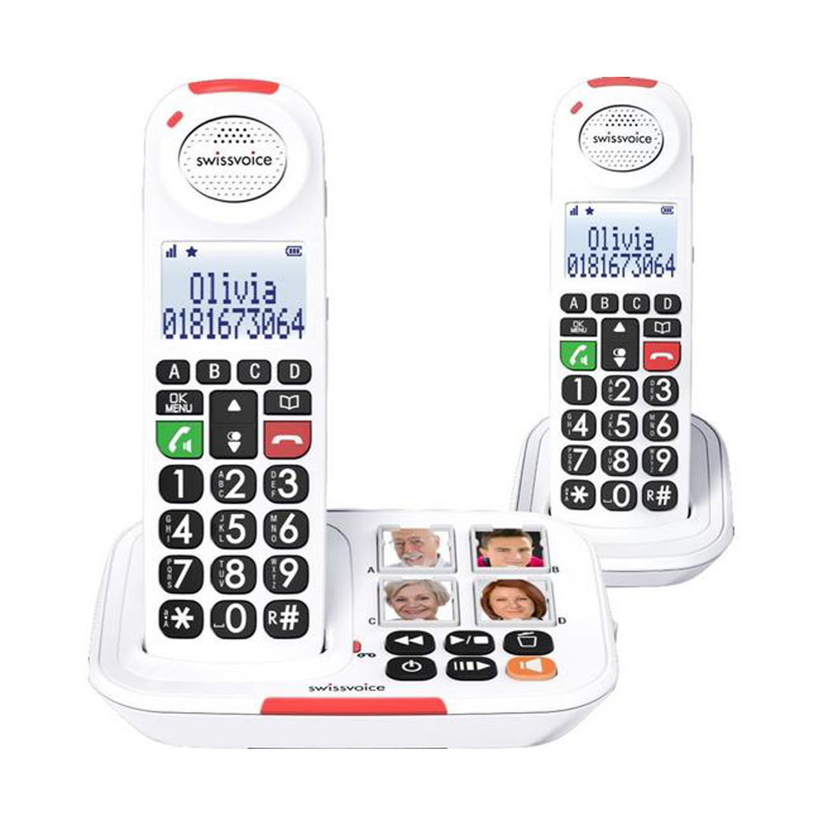 Swissvoice Xtra 3155 - Téléphone senior malentendants - Bazile Telecom