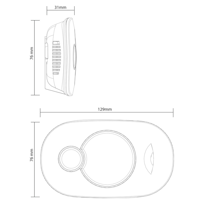 FireAngel Digital CO Detector with Digital Display & 10 Year Battery FA3322