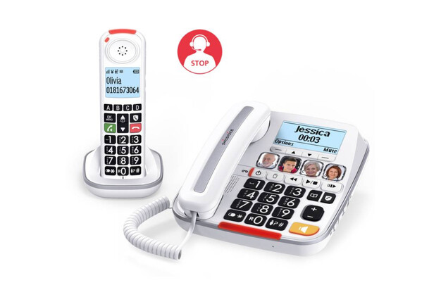 Swissvoice Xtra 3355 Combo White with Answering Machine
