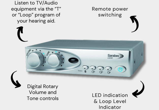 The LA240 Loop System For Hearing Aid Wearers.